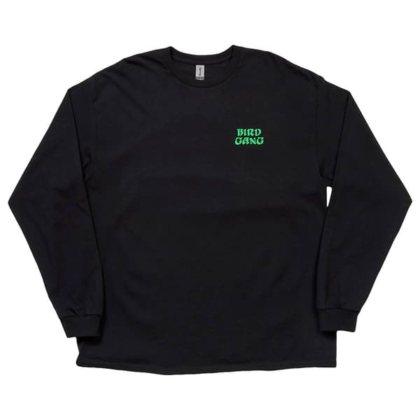 Mens Gildan Philly Bird Gang Swoop Long Sleeve Tee - Black - image 