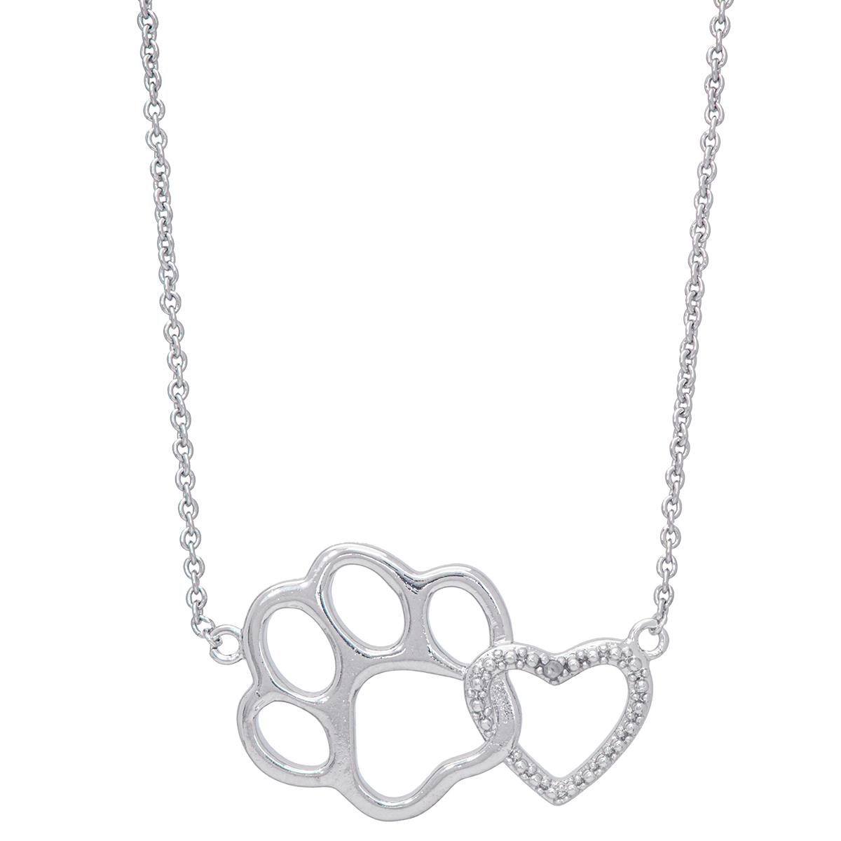Accents by Gianni Argento Diamond Accent Paw and Heart...