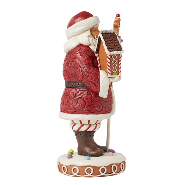 Jim Shore Heartwood Creek Gingerbread Santa Christmas Figurine