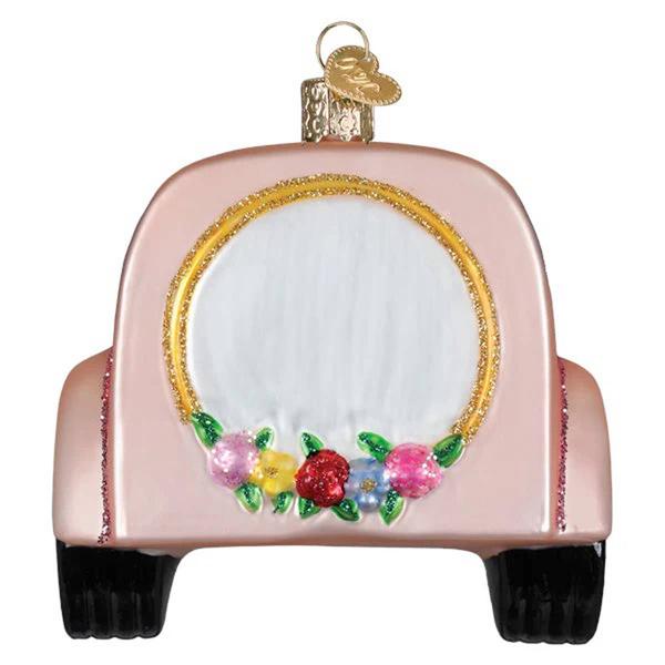Old World Christmas Just Married Magic Glass Ornament