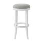New Ridge Home Goods Avery Bar-Height Backless Barstool - White - image 4