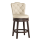 HH2 Home Edenwood Cream Counter Height Swivel Stool - image 2