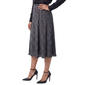 Petite NY Collection Pull On Leopard Hacci Midi Skirt - image 3