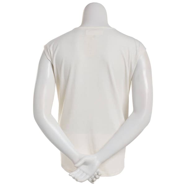 Womens French Laundry Solid Drop Shoulder Tie Front Blouse