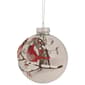 Northlight Seasonal 4in. Cardinals Glass Ball Christmas Ornament - image 4