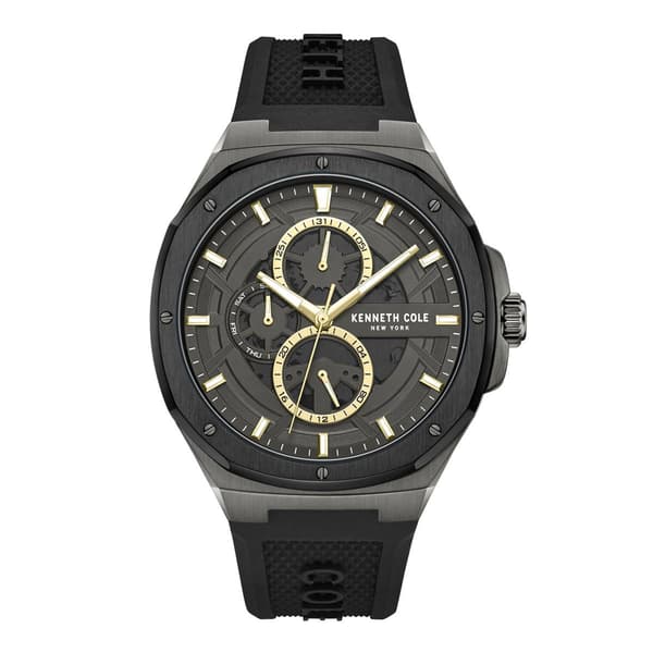 Mens Kenneth Cole(R) New York Black Band Sport Watch - KCWGQ0047202