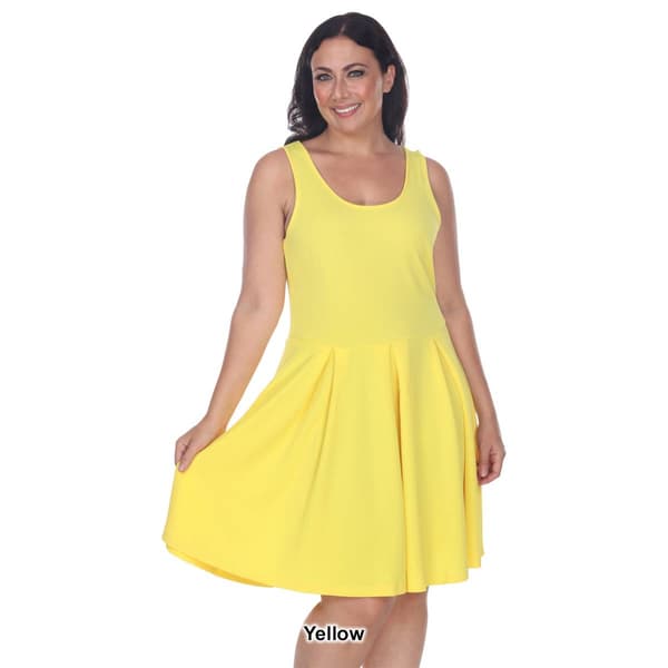 Plus Size White Mark Crystal Fit N&#8217; Flare Dress