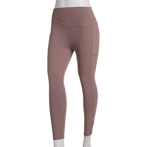 Womens RBX Nylon & Spandex Solid Ankle Leggings