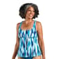 Womens Maxine Crystal Reflections Scoop Tankini - image 1