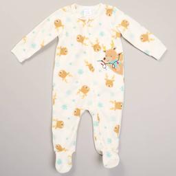 Baby Unisex (NB-9M) Koala Baby Reindeer Microfleece Sleep & Play