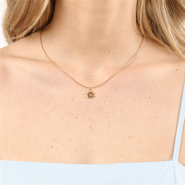 Brilliant Grown Lab-Grown Diamond Star of David Pendant Necklace