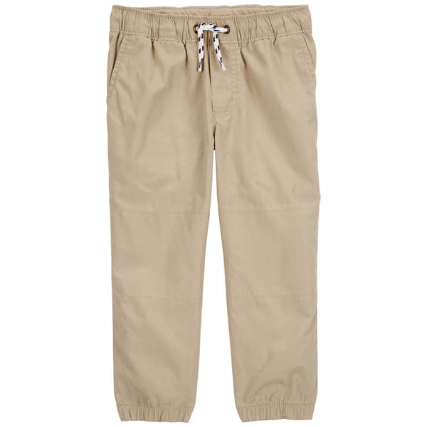 Toddler Boy Carters&#40;R&#41; Basic Pull on Khaki Pants