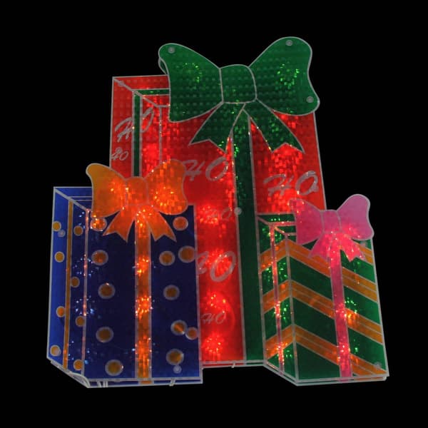 Northlight Seasonal 17in. Christmas Presents Window Silhouette