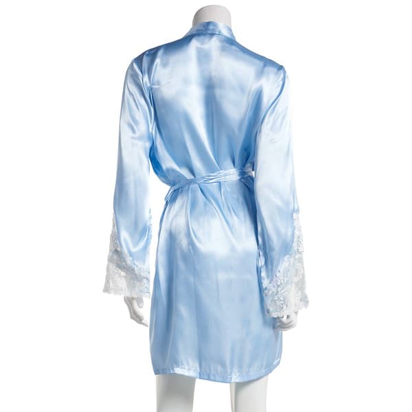 Womens Linea Donatella Satin Lingerie Robe