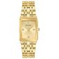 Womens Bulova Quadra Champagne Dial Bracelet Watch - 97P140 - image 1