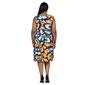 Plus Size 24/7 Comfort Apparel Butterfly Fit & Flare Dress - image 3