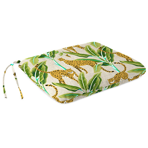 Jordan Manufacturing Enzel Linen Universal Outdoor Seat Cushion - image 