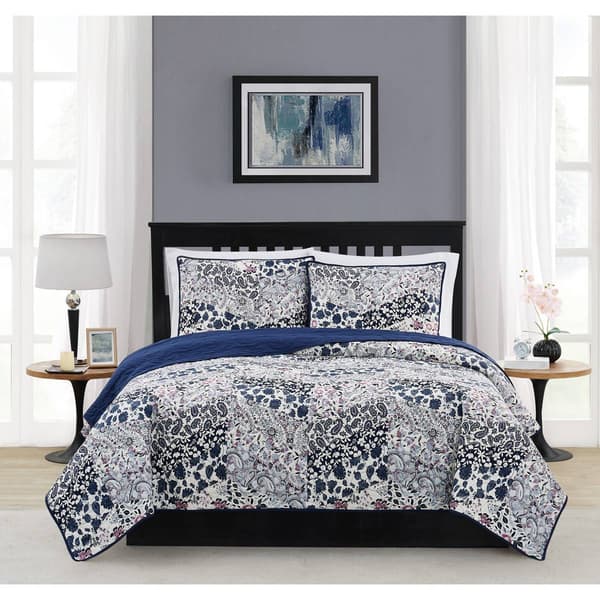 Cannon Chelsea Floral Quilt Set - image 