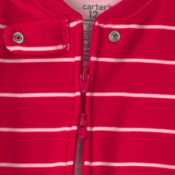 Baby Boy (12-24M) Carter''s® Moose Striped 2-Way Zip Sleeper