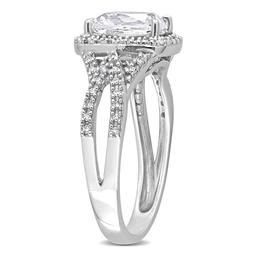 Gemstone Classics™ 10kt. White Gold White Sapphire Ring