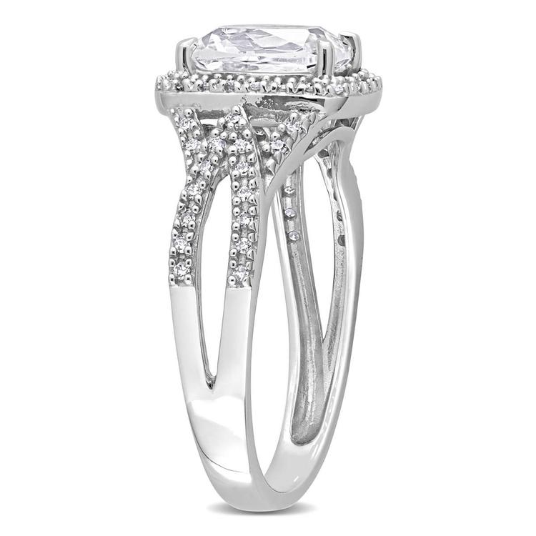 Gemstone Classics™ 10kt. White Gold White Sapphire Ring