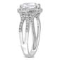Gemstone Classics&#8482; 10kt. White Gold White Sapphire Ring - image 3