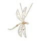 Black Hills Gold Sterling Silver Dragonfly Pendant Necklace - image 1
