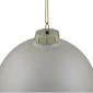 Northlight Brushed White & Gold Glass Ball Christmas Ornament - image 4