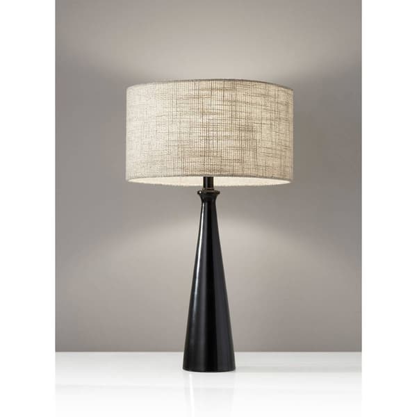 Adesso Linda Black Table Lamp