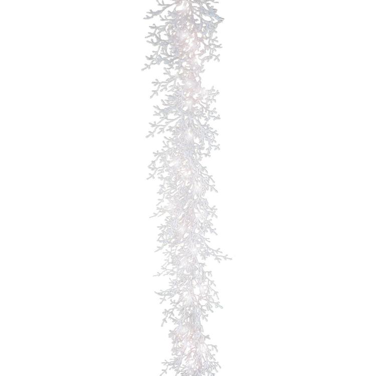 National Tree 6ft. Christmas by the Sea Coral Pre-Lit Garland