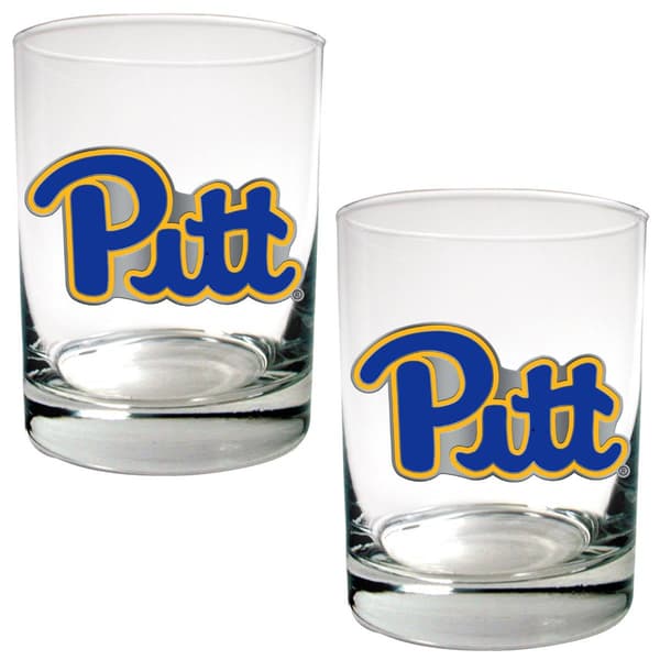 NCAA Pittsburgh Panthers Rocks Glass Set - image 