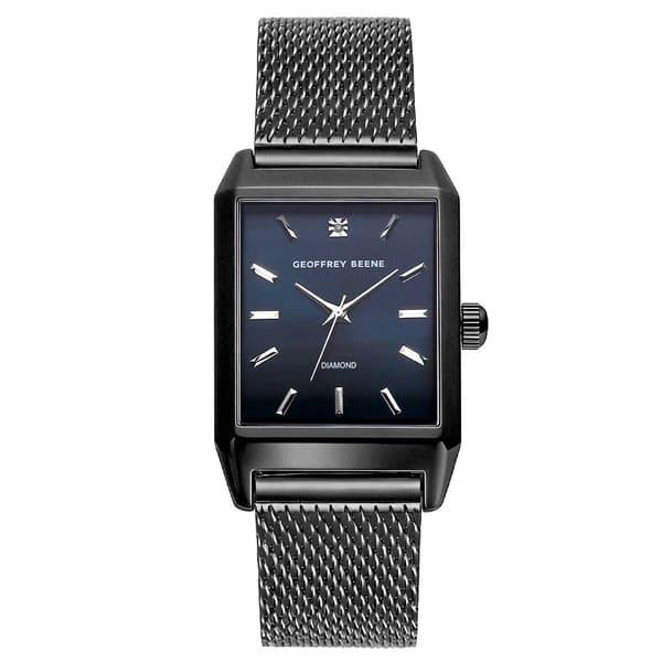 Mens Geoffrey Beene Genuine Diamond Blue Dial Watch - GBA0054GU - image 