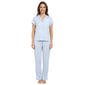 Womens Laura Ashley(R) Short Sleeve Hearts Long Leg Pajama Set - image 1