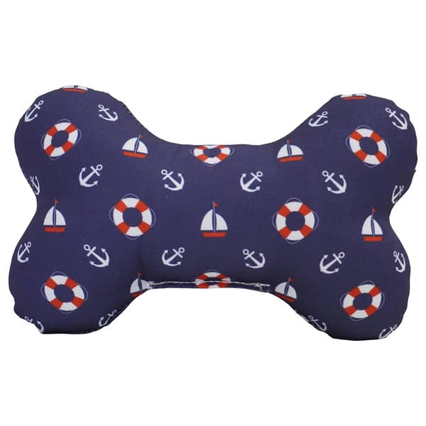 Bark by Dog Nautical Dog Bone Toy