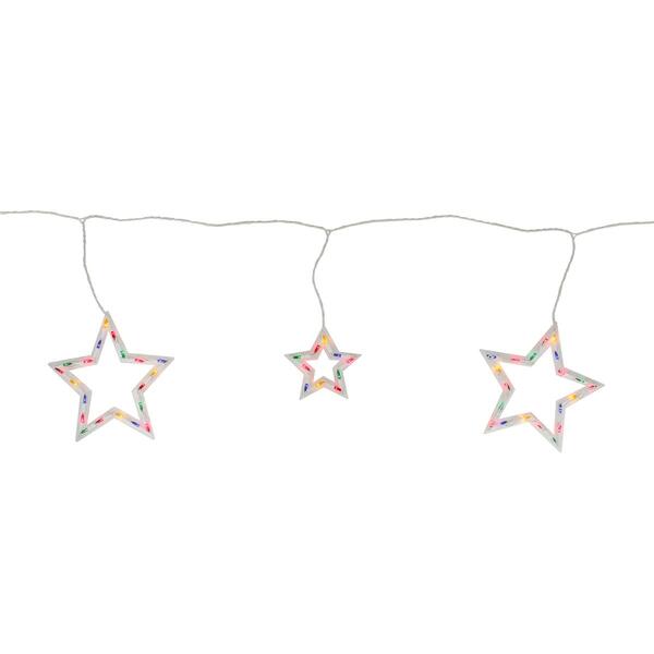 Northlight Seasonal 8.5ft. Star Mini Icicle Christmas Lights - image 