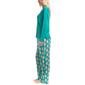 Womens Goodnight Kiss Holiday Pop Up Gingerbread House Pajama Set - image 3