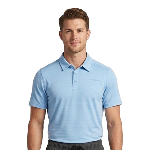 Mens Spyder Jacquard Short Sleeve Polo - image 