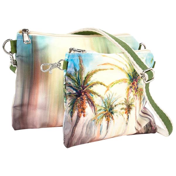 Sun ''N'' Sand Palms N/S Watercolor Crossbody