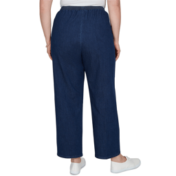 Plus Size Alfred Dunner Tuscany Pull On Jeans - Short Length