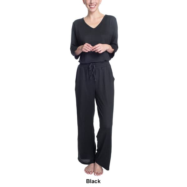 Plus Size Hanes® Bedtime Biscotti Solid Pajama Set