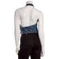 Juniors Indigo Rein Halter Vest Top - image 6