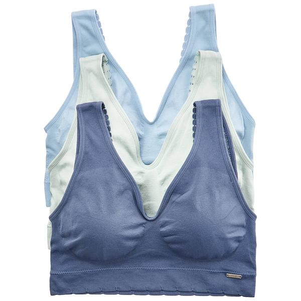 Plus Size Nautica 3pk. Lounge Bras - NT1583-3PKN - image 