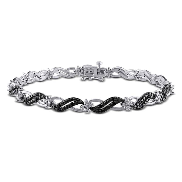 Radiant Rainbow(tm) 1/4ctw. Diamond Infinity Link Bracelet - image 