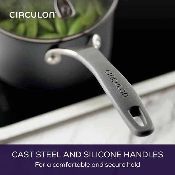 Circulon A1 Series Nonstick 2qt. Induction Straining Saucepan