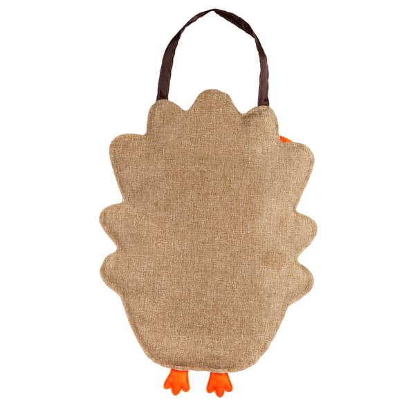 Evergreen Turkey Burlap Door Decor