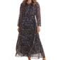 Womens Sandra Darren Long Sleeve Pleated Maxi Dress - image 3