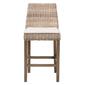 bali & pari Toby Modern Bohemian Kubu Rattan Counter Stool - image 3