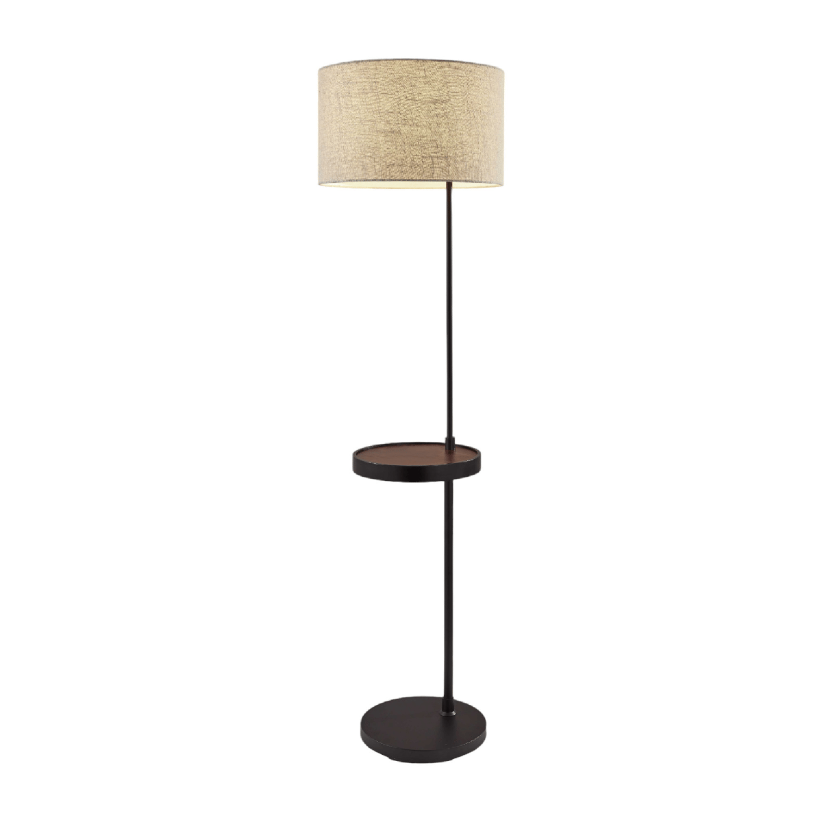 HomeRoots Tray Table Floor Lamp