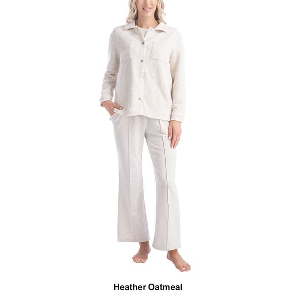 Womens Tall MUK LUKS&#174; 3pc. Sleep & Lounge Pajama Set