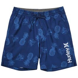 Young Mens Hurley Pineapple Volley Swim Shorts
